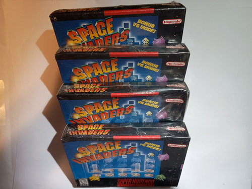 Space Invaders Para Super Nintendo Cib Lacrado!