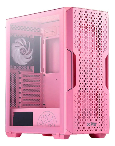 Gabinete Gamer Xpg Starker Air, Mid-tower, Atx Color Rosa.