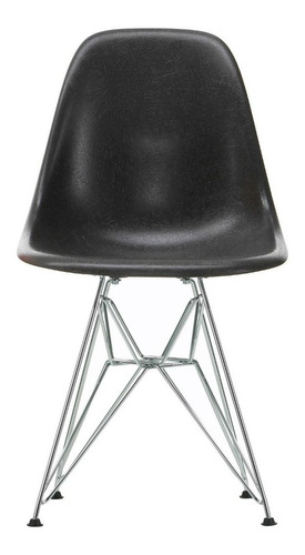 Silla De Comedor De Plástico Diseño Pata Cromada Dsw - Eames 