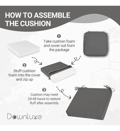 Cojín Impermeable De Espuma Viscoelástica Para Silla De Jard