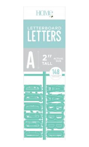 Quadro Letter Board 50,8x40,5cm 191 Letras+148pçs Azul Marin