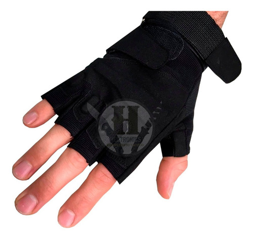 Guantes Tacticos Dedo Cortado Negro Proteccion Eagle Claw