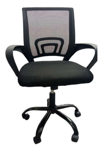 Silla Escritorio Dani Negra Con Tapizado De Mesh Tcweb