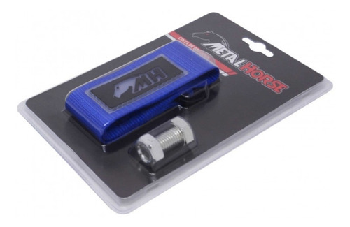 Cinta Reboque Reforçado Tecido Tow Strap Azul Metal Horse
