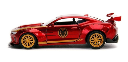 Iron Man Carro De Colección A Escala Chevy Cámaro Jada Toys