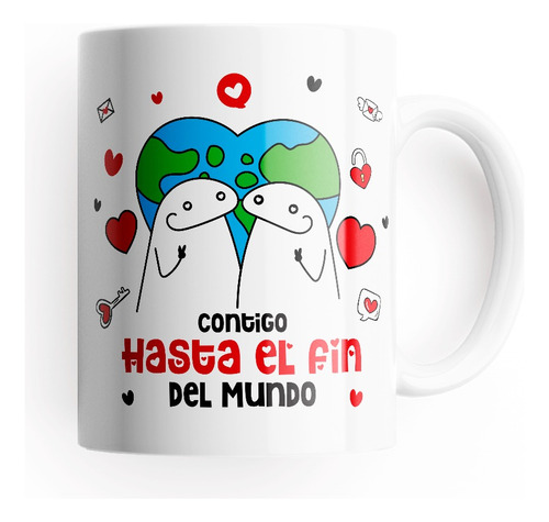 Tazón Taza Personalizada Flork San Valentin 14f (diseños)