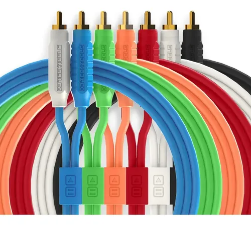 Dj Techtools Chroma Cables Audio 2.0: 2m Rca Para Rca (ne
