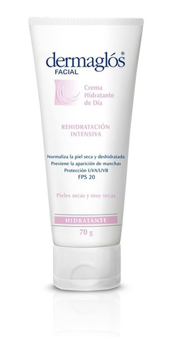 Dermaglós Facial Crema Rehidratación Intensiva Fps 20 X 70g 