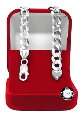 Imagem 2 de 7 de Pulseira Prata 925 Escama Peixe Grumet 8 Mm Maciça Italiana