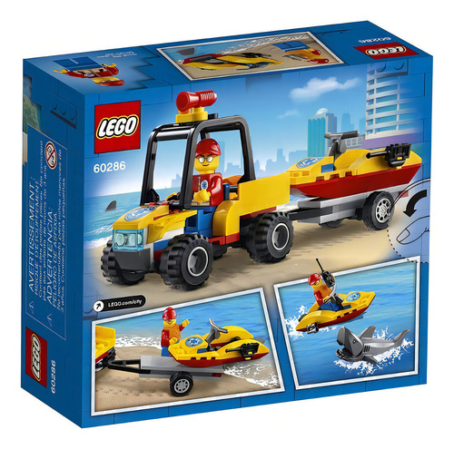 Lego® City - Quad De Rescate Costero (60286