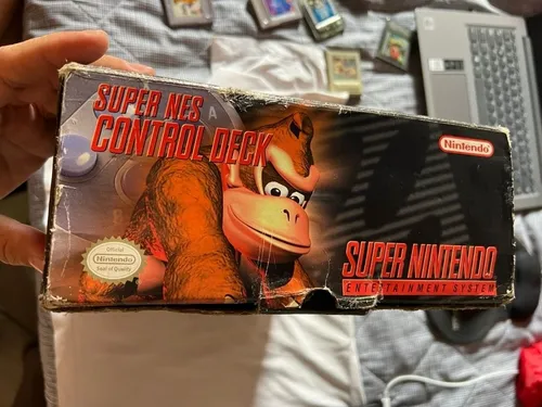 Consola Snes Super Nintendo Jr Sns-101 Genuina+ Caja+1 Juego (Usado)