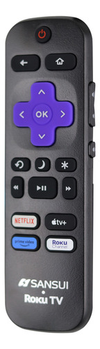 Control Compatible Con Sansui Roku Tv Smart Tv Netflix