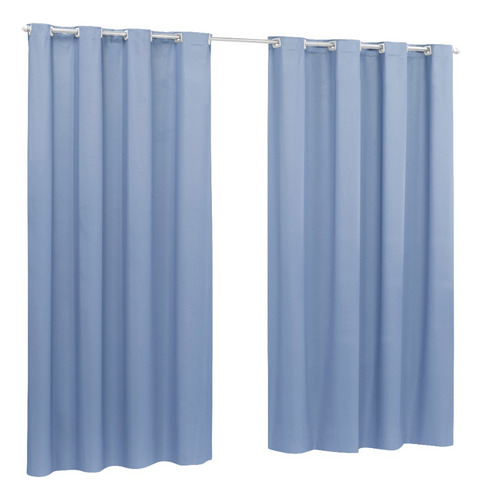 Cortina Corta Luz Cortina Blackout Pvc 5,60 X 2,30m (alt) Cor Azul