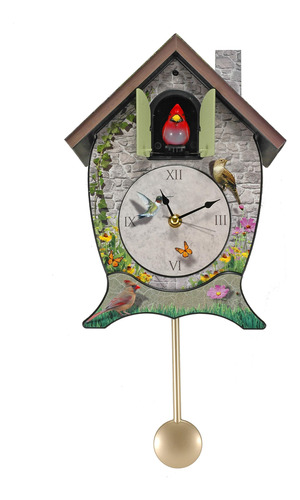 Mark Feldstein Garden Cottage - Reloj De Cuco Con Sonido De 