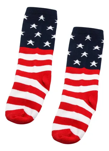 Suntrade Calcetines De Algodon Con Bandera De Estados Unidos