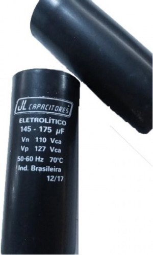 Capacitor Jl Com Suporte E Tampa 145-175 110v