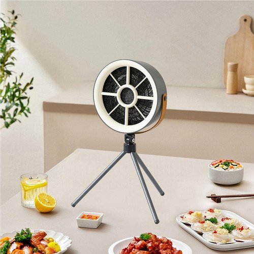 Campana Extractora Portátil Con Extractor De Aire Y Gris,usb
