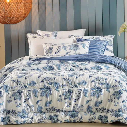 Jogo Cama Casal Teka Diamante 100% Algodão 04 Peças 150 Fios Cor Batik Desenho Do Tecido Estampado