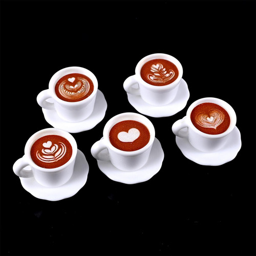 3 X 10 Uds Casa De Muñecas Café Mini Cocina Patrón De