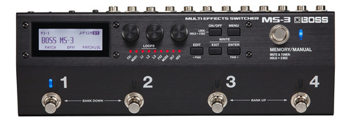 Pedal de efecto Boss Multi Effects Switcher MS-3 negro