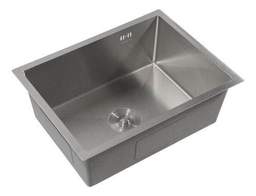Bacha Simple Pileta De Cocina Acero Hausar Essenz 60x45 Satinado Cepillado