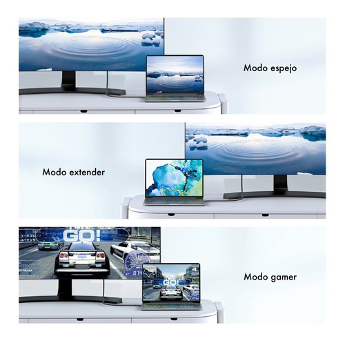Cable Adaptador Displayport A Hdmi 1,8 Metros 1080p Full Hd