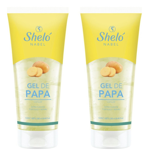 2 Piezas Gel De Papa Para Cabello Anti Canas Sheló