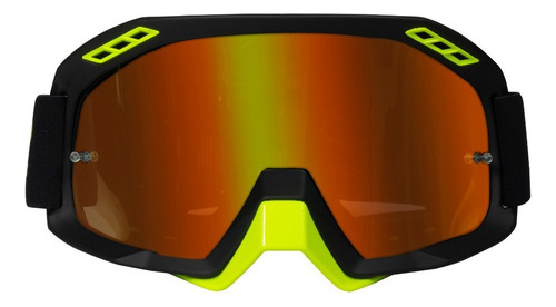 Goggles Gafas Techx2 Negro/amar Mica Transparente Armazón Negro