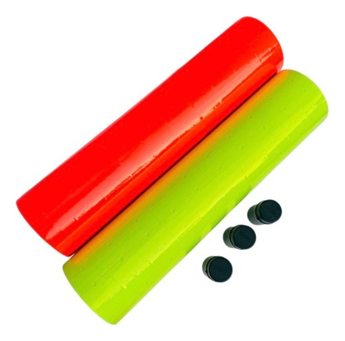 20 Rollo Etiquetas Etiquetadora Mx5500 + 3 Rodillo Tinta Surtido