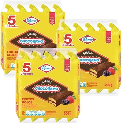 Barras De Chocoramo Con Mermelada X 15