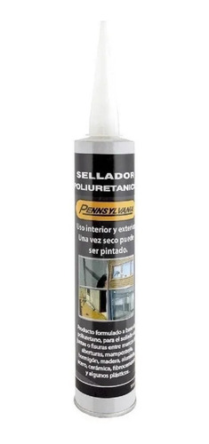 Sellador Poliuretánico Pennsylvania 310ml Pintable Gris