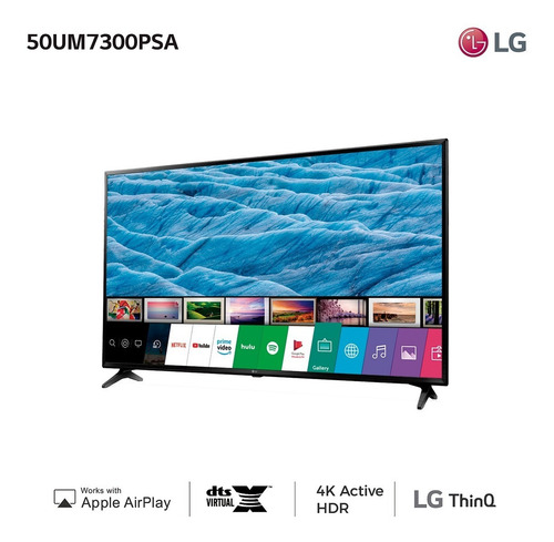 Smart Tv 50 Ultra Hd LG 50um7300 - Garantía Oficial