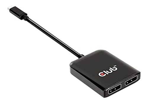 Club 3d Adaptador De Monitor Múltiple De 2 Puertos Usb Tipo 