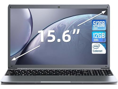 Sgin Laptop 15.6  12gb Ddr4 512gb Ssd Intel Celer