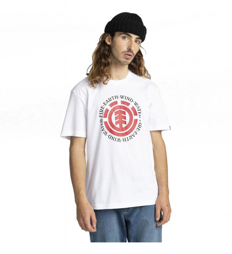 Polera M/c Hombre Seal Blanco Element