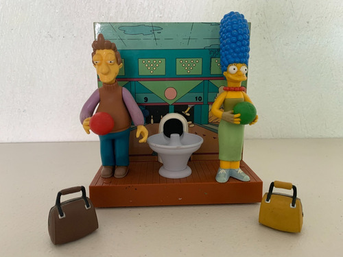 Los Simpsons Playmates Base Bowling Alley