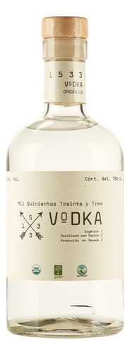 Pack De 4 Vodka 1533 Organico 750 Ml