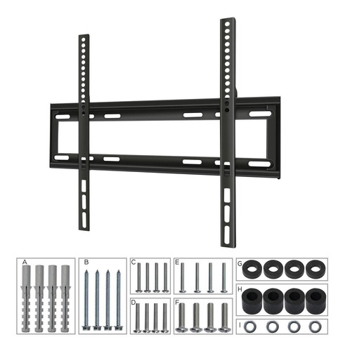 Soporte De Tv Fijo Power & Co, Delgado, Tvs De 26  A 65 