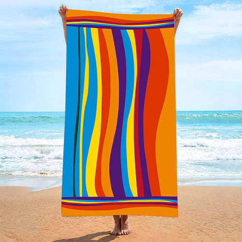 Toalla De Playa Con Impresión De Toallas De Playa Absorbente