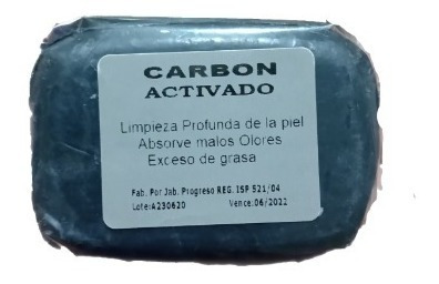 Jabon De Carbon Activado 90 Grs