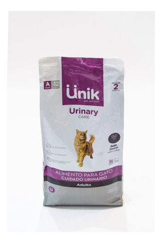 Alimento Unik Urinary Care control urinario gato adulto 2kg