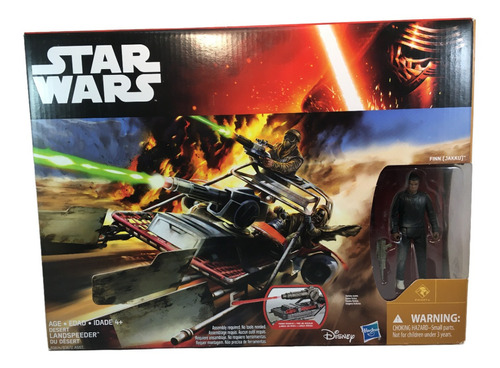 Hasbro Star Wars Force Awaken 3.75 Desert Landspeeder Finn