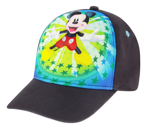 Gorra Ajustable Mickey Mouse Para Niños 2 A 7 Años