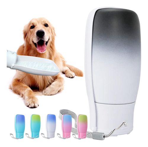 Mitocapy Botella De Agua Plegable Portatil Para Perros, Disp