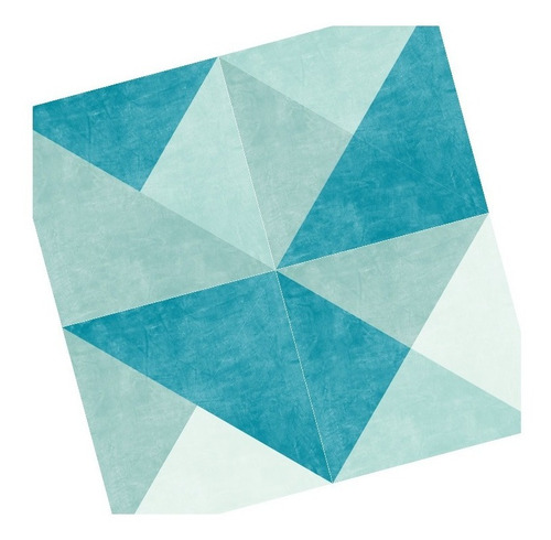 Imagen 1 de 2 de Laminas Azulejos Autoadhesivos Diagonales 1,20x0,60