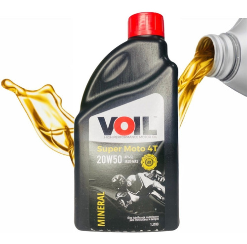 Óleo Motor Voil 20w50 Mineral 4t Api-sl Jaso-ma2 Motocicleta