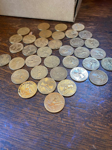 36 Monedas Chilenas 10 Pesos Libertad
