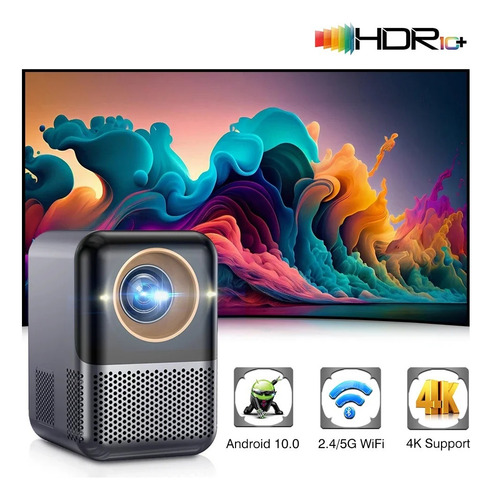 Mini Proyector Portátil 4k Wifi Android 10,280ansi 2+16gb