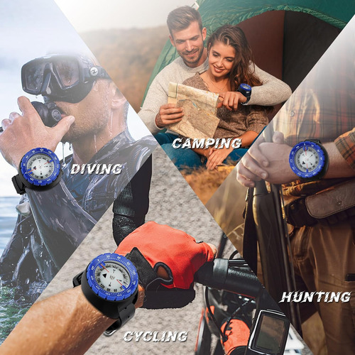 Scuba Compass, Compass De Muñeca De Buceo Impermeable Profes