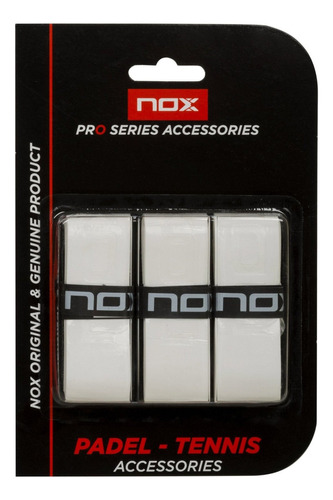 Overgrip Nox Pro Padel X3, Blancos